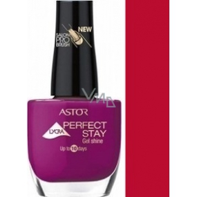 Astor Perfect Stay Gel Shine 3v1 lak na nehty 303 Rojo Passion 12 ml