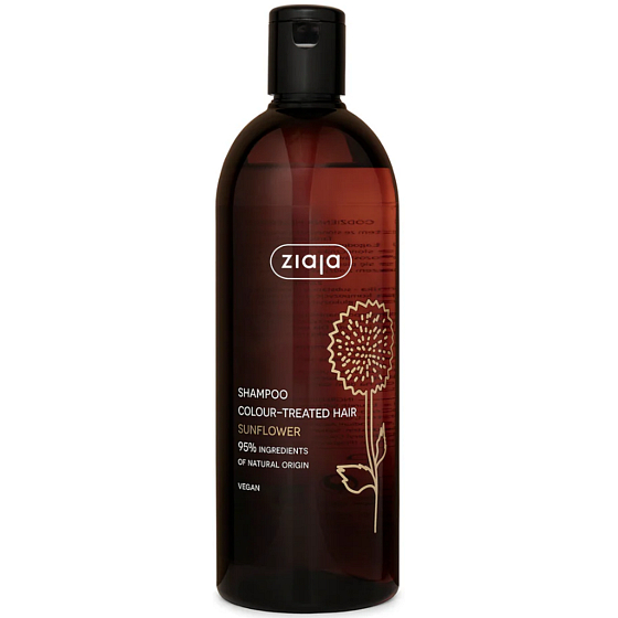 Ziaja Sunflower s výtažkem ze slunečnice šampon pro barvené vlasy 500 ml