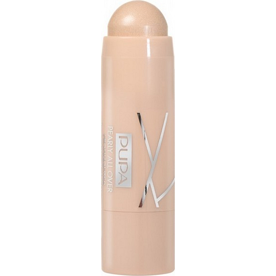 Pupa Snow Queen Pearly All Over Highlighter rozjasňovač obličeje, očí a rtů 001 Frozen Gold 5,5 g