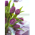 Nekupto Dárková papírová taška 46 x 33 x 10,5 cm Tulipány 1 kus 872 40 BXL