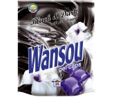 Wansou Black & Dark koncentrované gelové prací kapsle na černé a tmavé prádlo 25 kusů