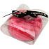 Fragrant Lady Bird Glycerinové mýdlo masážní s houbou naplněnou vůní parfému Marc Jacobs Dot v barvě červené 200 g