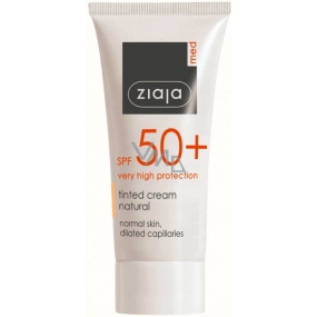 Ziaja Med Protecting SPF 50+ UVA + UVB tónující krém pro normální pleť 50 ml