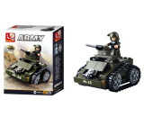 EP Line Sluban Army Obrněné vozidlo M-38 stavebnice, 151 dílků, doporučený věk 6+