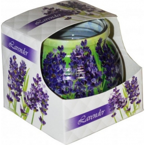Admit Lavender dekorativní aromatická svíčka ve skle 80 g