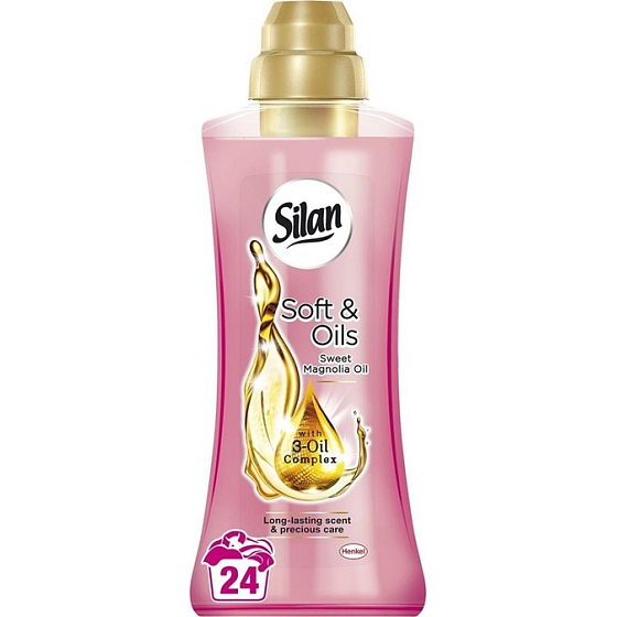 Silan Soft & Oils Sweet Magnolia avivážní prostředek koncentrát 24 dávek 600 ml