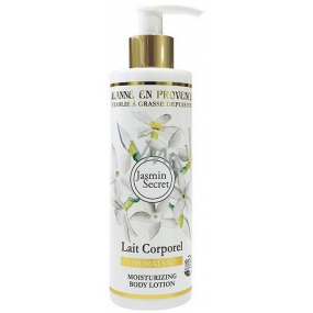 Jeanne en Provence Jasmin Secret - Tajemství Jasmínu tělové mléko dávkovač 250 ml