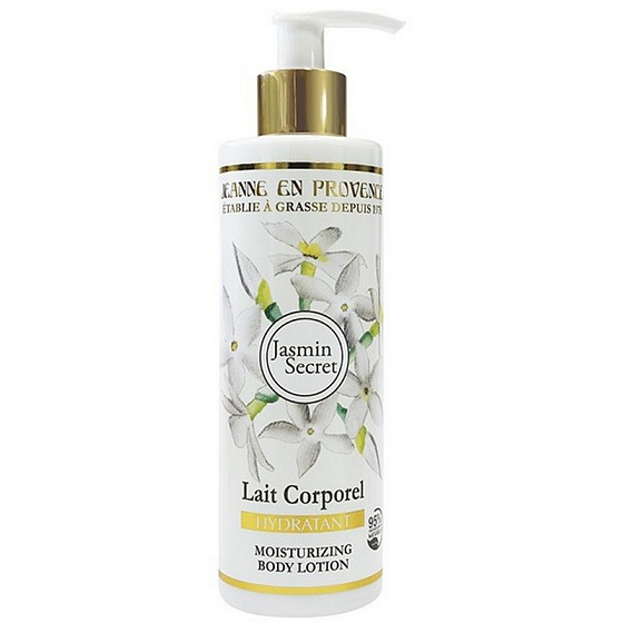 Jeanne en Provence Jasmin Secret - Tajemství Jasmínu tělové mléko dávkovač 250 ml