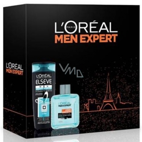 Loreal Paris Men Hydra Energetic voda po holení 100 ml + Elseve šampon pro omezení padání vlasů 250 ml, kosmetická sada
