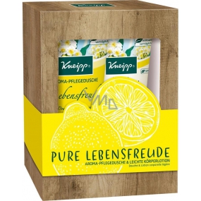 Kneipp Pure Lebensfreude sprchový gel 200 ml + tělové mléko 200 ml, kosmetická sada