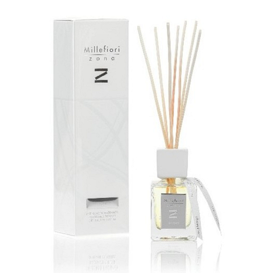 Millefiori Milano Zona Oxygen - Kyslík Difuzér 100 ml + 7 stébel v délce 25 cm do menších prostor vydrží 5-6 týdnů