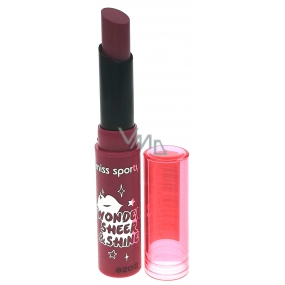 Miss Sporty Wonder Sheer & Shine Lipstick rtěnka 210 Exposed Rose 1 g