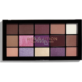 Makeup Revolution Re-Loaded paletka očních stínů Visionary 15 x 1,1 g