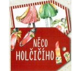 Nekupto Vánoční kartičky na dárky něco holčičího 5,5 x 7,5 cm 6 kusů