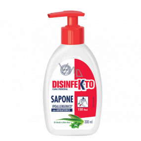 Disinfekto Sapone Zelený čaj a Aloe Vera antibakteriální tekuté mýdlo 300 ml