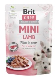 Brit Care Mini Puppy Lamb Fillets In Gravy kompletní superprémiové krmivo pro štěňata mini plemen kapsička 85 g