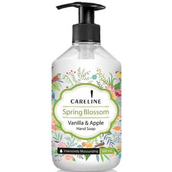 Careline Spring Blossom - Jarní květ tekuté mýdlo na ruce 500 ml dávkovač
