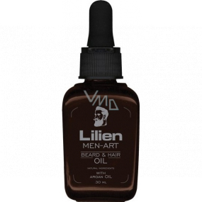 Lilien Men-Art Beard & Hair Oil Black olej na vousy a vlasy 30 ml