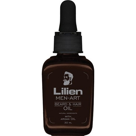 Lilien Men-Art Beard & Hair Oil Black olej na vousy a vlasy 30 ml