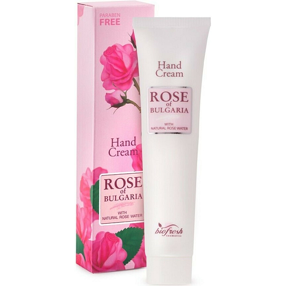 Rose of Bulgaria Krém na ruce s růžovou vodou 75 ml