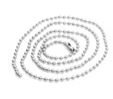 Řetízek z nerezové oceli  kulička 2,4 mm / 60 cm