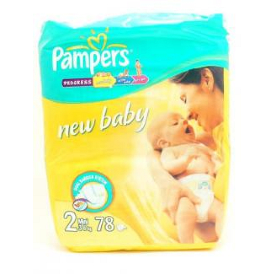 Pampers New Baby Mini 3 - 6 kg plenkové kalhotky 74 kusů
