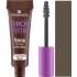 Essence Thick & Wow! řasenka na obočí s vlákny 03 Brunette Brown 6 ml