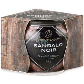 Emocio Dekor Sandalo Noir vonná svíčka sklo 70 x 62 mm 85 g