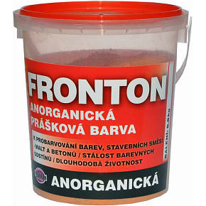 Fronton prášková barva do stavebních směsí malt a betonů, 0731 cihlová červeň, 800 g