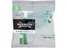 Wilkinson Extra Essential Sensitive 2 jednorázový holicí strojek 2 břitý pro muže 5 kusů