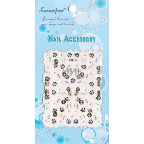 Nail Accessory 3D nálepky na nehty 1 aršík 10100 A016
