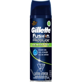 Gillette Fusion ProGlide Sensitive gel na holení citlivá pokožka pro muže 200 ml