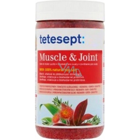 Tetesept Muscle & Joint Svaly a klouby Rozmarýn + Kafr + Eukalyptus 100% Mořská sůl 900 g