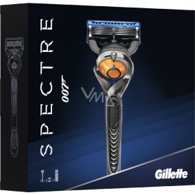 Gillette Fusion ProGlide Flexball Silver holicí strojek + náhradní hlavice 2 kusy + Fusion hydratační gel na holení 75 ml, kosmetická sada pro muže