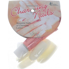 Absolute Cosmetics Charming Nails umělé nehty 2302 bílé 20 kusů