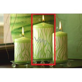Lima Savana svíčka zelená válec 80 x 150 mm 1 kus