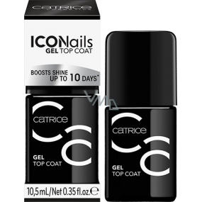 Catrice ICONails Gel Top Coat krycí lak na nehty 10,5 ml