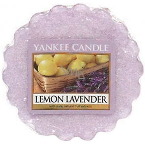 Yankee Candle Lemon Lavender - Citrón a levandule vonný vosk do aromalampy 22 g