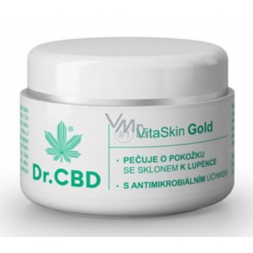 Dr. CBD VitaSkin Gold Konopný balzám pro pokožku se sklonem k ekzému a lupénce 30 ml