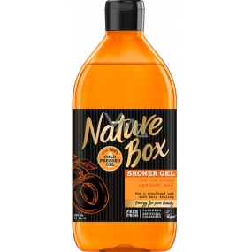 Nature Box Meruňka Vitamínový antioxidant sprchový gel se 100% za studena lisovaným olejem, vhodné pro vegany 385 ml