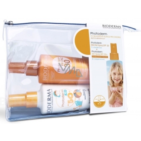 Bioderma Photoderm Bronz SPF30+ olej na opalování sprej 200 ml + Kids SPF50+ voděodolný sprej na opalování 200 ml