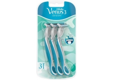 Gillette Venus 3 Sensitive pohotové holítko 3 kusy pro ženy