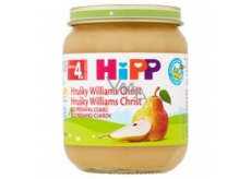 HiPP Ovoce Bio Hrušky Williams Christ ovocný příkrm, snížený obsah laktózy a bez přidaného cukru pro děti 125 g