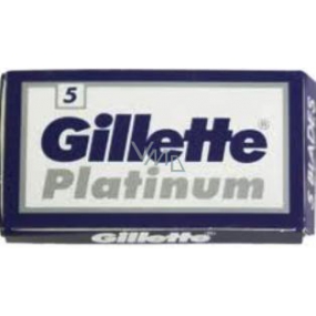 Gillette Platinum žiletky, čepelky 5 kusů