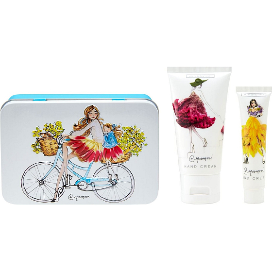 Heathcote & Ivory Meredith Wing krém na ruce 50 ml + krém na ruce 10 ml + plechová krabička, kosmetická sada