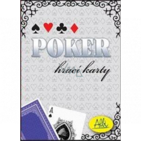 Albi Poker papírové hrací karty modré věk 8+