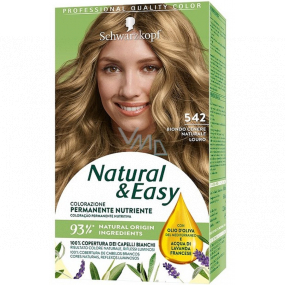 Schwarzkopf Natural & Easy barva na vlasy 542 Středně popelavě plavý opál