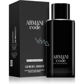 Giorgio Armani Code toaletní voda plnitelný flakon pro muže 125 ml