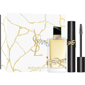 Yves Saint Laurent Libre parfémovaná voda 90 ml + Lash Clash Extreme Volume řasenka pro extra objem 9 ml, dárková sada pro ženy