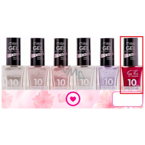 Moje Easy Paris 10Days Efecto Gel gelový lak na nehty 030 Vínový 15 ml